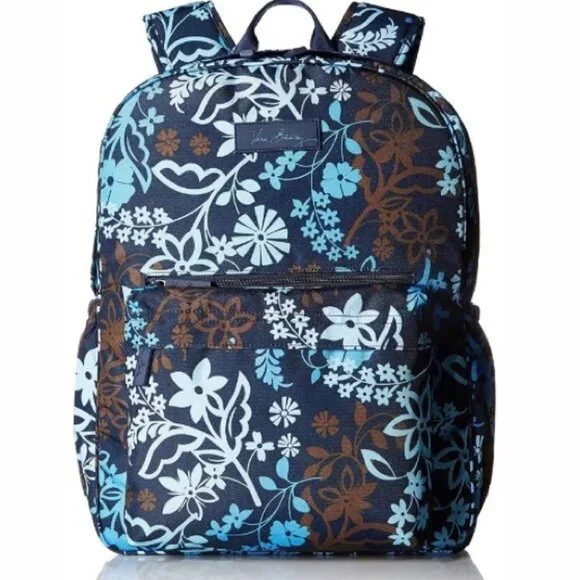 Vera Bradley | Bags | Vera Bradley Blue Brown Java Floral  display picture 1